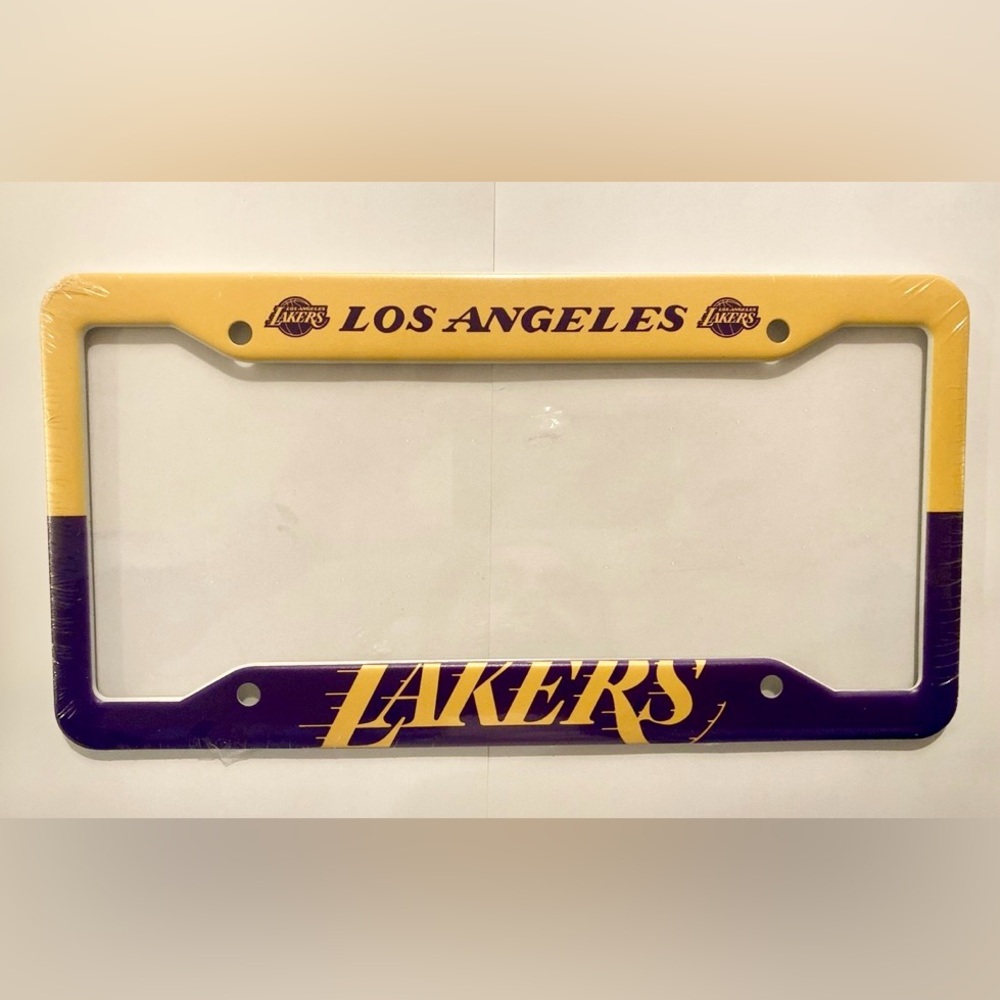Los Angeles Lakers License Plate Frame Official Limited Edition New Sealed